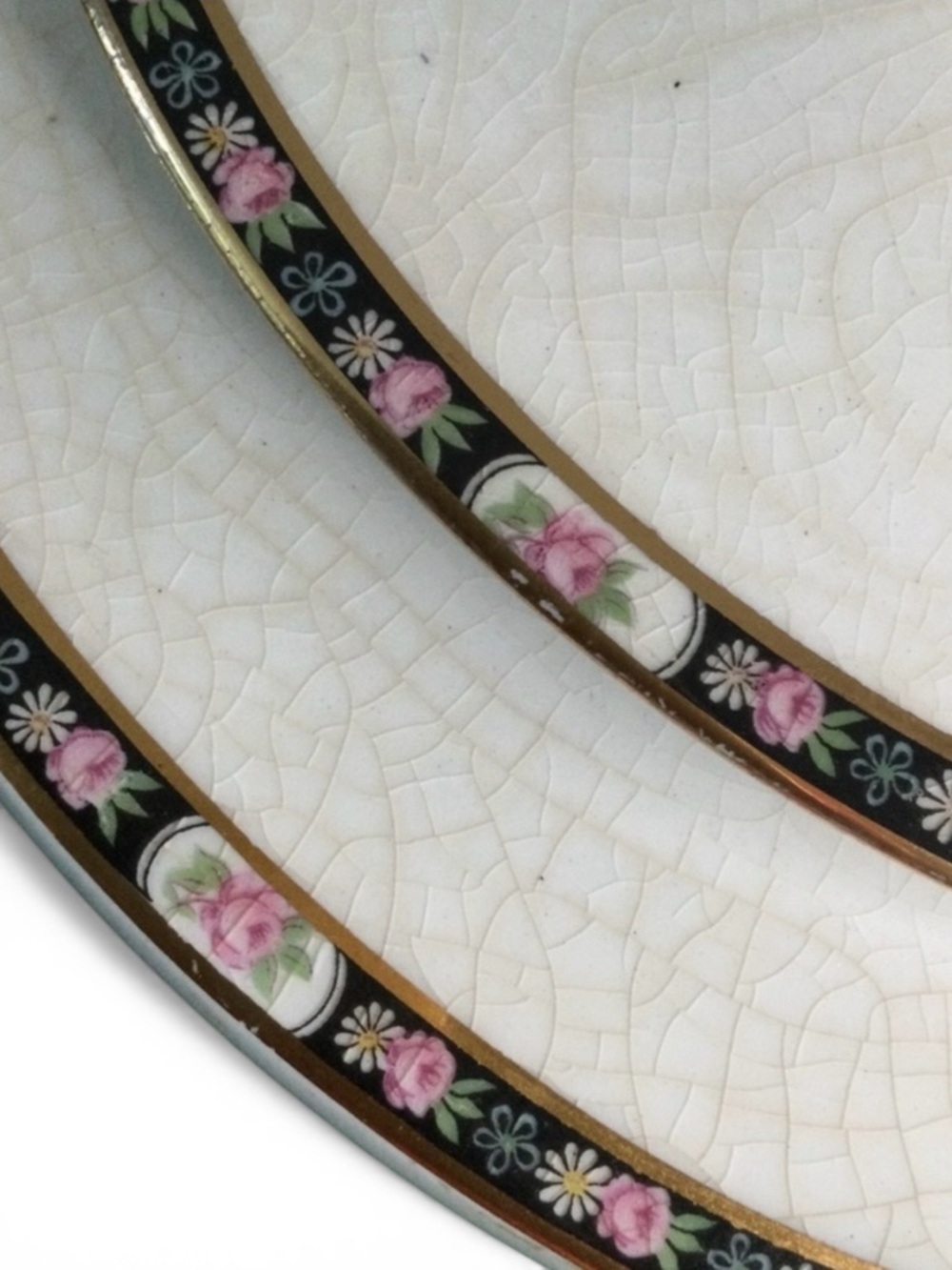 Antique 1920s HOMER LAUGHLIN Covered Serving Dish – Gold Trim Crackled Glaze EUC - Picture 5 of 15
